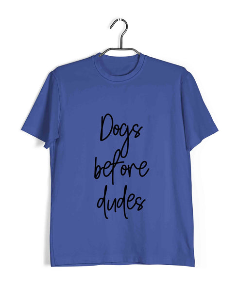 Dogs DOGS BEFORE DUDES Aaramkhor Specials Casual Graphic Printed T-Shirt for Men